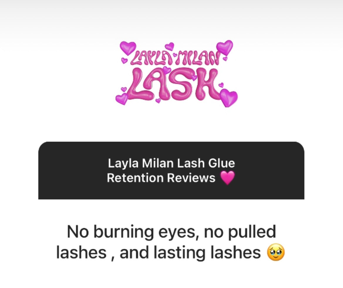 Sensitive Lash Adhesive